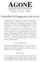 Couverture du livre « Neutralité & engagement du savoir » de  aux éditions Agone