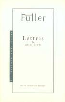 Couverture du livre « Lettres et autres recits » de Margaret Fuller aux éditions Michel Houdiard