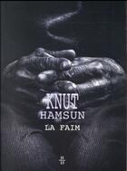 Couverture du livre « La faim » de Knut Hamsun aux éditions 11-13 Editions