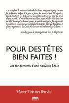 Couverture du livre « Pour des têtes bien faites » de Marie-Therese Bertini aux éditions Marie B