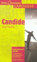 Couverture du livre « Candide » de Voltaire aux éditions Larousse