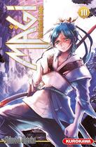 Couverture du livre « Magi, the labyrinth of magic Tome 10 » de Shinobu Ohtaka aux éditions Kurokawa