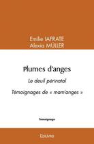 Couverture du livre « Plumes d'anges - le deuil perinatal temoignages de 