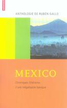 Couverture du livre « Mexico ; chroniques littéraires d'une mégalopole baroque » de Ruben Gallo aux éditions Autrement