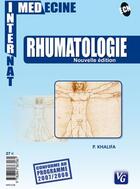 Couverture du livre « Rhumatologie » de Pierre Khalifa aux éditions Vernazobres Grego