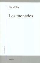 Couverture du livre « Les monades » de Condillac (De) E B. aux éditions Millon