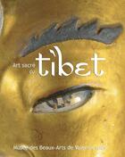 Couverture du livre « Art sacré du Tibet » de Myriam Lambrecht aux éditions Illustria
