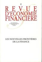 Couverture du livre « Les nouvelles frontières de la finance t.92 » de  aux éditions Association D'economie Financiere