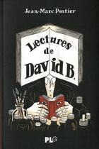 Couverture du livre « Lectures de David B. » de Jean-Marc Pontier aux éditions Apjabd