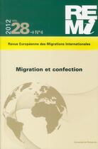 Couverture du livre « Revue Européenne des Migrations Internationales, Volume 28, n° 4/2012 : Migration et confection » de Souchaud/Vidal/ aux éditions Pu De Rennes