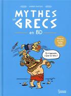 Couverture du livre « Mythes grecs en BD » de James Davies aux éditions Larousse
