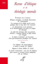 Couverture du livre « La revue ethique et theologie morale - numero 306 » de  aux éditions Cerf