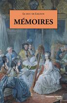 Couverture du livre « Memoires du duc de lauzun » de Lauzin De D aux éditions Nouveau Monde