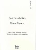 Couverture du livre « Poèmes choisis » de Shizue Ogawa aux éditions Nouvelles Traces