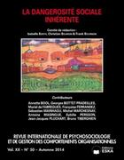 Couverture du livre « Rip n50 vol 20 la dangerosite sociale inherente » de  aux éditions Eska