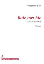 Couverture du livre « Raie tort hic ; l'icône » de Hugo Petitjean aux éditions Societe Des Ecrivains