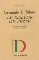Couverture du livre « Le semeur de peste » de Bufalino/Thevenaz aux éditions L'age D'homme