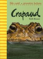 Couverture du livre « Crapaud » de Ruth Brown aux éditions Gallimard-jeunesse