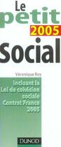 Couverture du livre « Le Petit Social » de Veronique Roy aux éditions Dunod