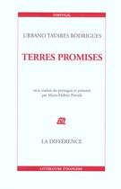 Couverture du livre « Les champs de la promesse » de Rodrigues Tavares aux éditions La Difference