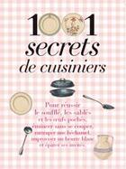 Couverture du livre « 1001 secrets de cuisiniers » de Pascale Paolini aux éditions Prat Prisma