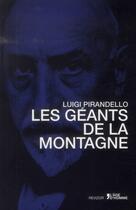 Couverture du livre « Les géants de la montagne » de Luigi Pirandello aux éditions L'age D'homme