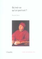 Couverture du livre « Qu'est-ce qu'un portrait ? » de Pascale Dubus aux éditions L'insolite