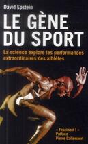Couverture du livre « Le gène du sport » de David Epstein aux éditions Talent Sport