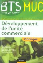 Couverture du livre « DEVELOPPEMENT DE L'UNITE COMMERCIALE » de Benito Et Al. aux éditions Dunod