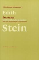Couverture du livre « La personne humaine en question ; pour une anthropologie de l'interiorité » de Edith Stein aux éditions Cerf