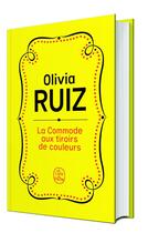 Couverture du livre « La commode aux tiroirs de couleurs » de Olivia Ruiz aux éditions Le Livre De Poche