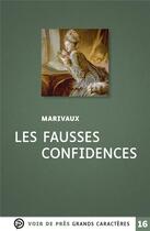 Couverture du livre « Les fausses confidences » de Pierre De Marivaux aux éditions Voir De Pres