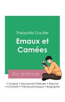 Couverture du livre « Réussir son Bac de français 2023 : Analyse du recueil Emaux et Camées de Théophile Gautier » de Theophile Gautier aux éditions Bac De Francais