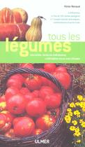 Couverture du livre « Tous les légumes » de Victor Renaud aux éditions Eugen Ulmer