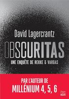 Couverture du livre « Obscuritas : une enquête de Rekke & Vargas » de David Lagercrantz aux éditions Harpercollins