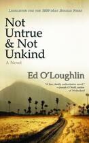 Couverture du livre « Not Untrue And Not Unkind » de Ed O'Loughlin aux éditions Adult Pbs