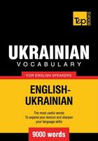 Couverture du livre « Ukrainian vocabulary for English speakers - 9000 words » de Andrey Taranov aux éditions T&p Books
