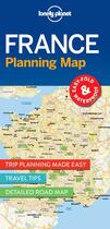 Couverture du livre « France planning map 1ed -anglais- » de  aux éditions Lonely Planet France