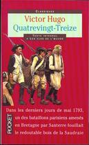 Couverture du livre « Quatrevingt-treize » de Victor Hugo aux éditions Pocket