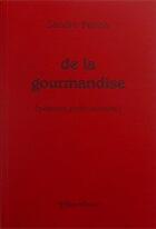 Couverture du livre « De la gourmandise » de Sandro Penna aux éditions Ypsilon