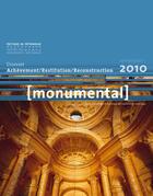 Couverture du livre « MONUMENTAL N.1 ; 1er semestre 2010 » de  aux éditions Editions Du Patrimoine