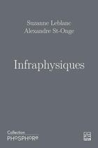 Couverture du livre « Infraphysiques » de Suzanne Leblanc aux éditions Presses De L'universite De Laval