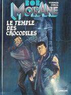 Couverture du livre « Bob Morane T.23 ; le temple des crocodiles » de Felicisimo Coria et Henri Vernes aux éditions Lombard