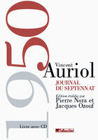 Couverture du livre « Journal du septennat » de Vincent Auriol aux éditions Tallandier