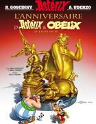 Couverture du livre « Astérix Tome 34 : l'anniversaire d'Astérix et Obélix » de Rene Goscinny et Albert Uderzo aux éditions Editions Albert Rene