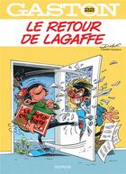 Couverture du livre « Gaston Tome 22 : le retour de Lagaffe » de Delaf aux éditions Dupuis