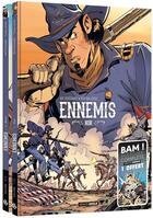 Couverture du livre « Ennemis Tome 1 : noir » de Kid Toussaint et Tristan Josse aux éditions Bamboo