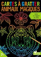 Couverture du livre « Mes cartes a gratter animaux magiques » de  aux éditions Deux Coqs D'or