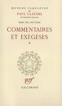 Couverture du livre « Oeuvres complètes t.19 » de Paul Claudel aux éditions Gallimard