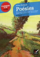 Couverture du livre « Poésies » de Arthur Rimbaud aux éditions Hatier